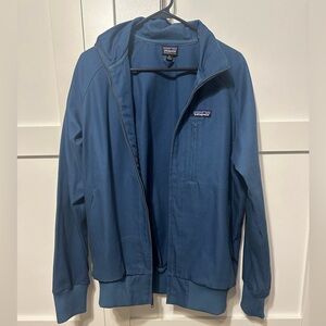 Dark blue heavy duty Patagonia utility jacket